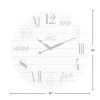 27" Shiplap Chic Farmhouse Wall Clock Aged White - FirsTime & Co. -Glas24 Shop unnamed file 884