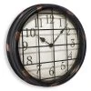 14" Vintage Cage Wall Clock with Distressed Arabic Dial - Westclox -Glas24 Shop unnamed file 931