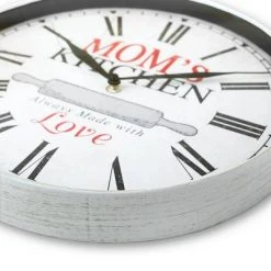 12" Wall Clock with Mom's Kitchen Themed Dial - Westclox