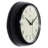 9.5" Retro Metal Wall Clock Black - Infinity Instruments -Glas24 Shop unnamed file 976