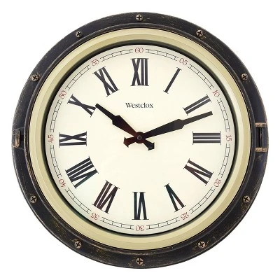 unnamed-file-979.jpg 15.75" Framed Wall Clock Black/Gold - Westclox -Glas24 Shop unnamed file 979